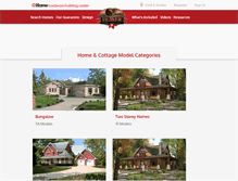 Tablet Screenshot of beaverhomesandcottages.ca